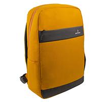 Esta es la imagen de mochila para laptop 15.6 pulgadas bold perfect choice amarillo