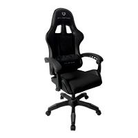 Esta es la imagen de silla gamer balam rush power rush v2 black edition / tela y piel sintetica / reclinable / max 120 kg / negro / br-934534