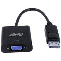 Esta es la imagen de adaptador ghia convertidor de video displayport macho a vga hembra