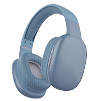 Esta es la imagen de audifono diadema bluetooth perfect choice azul