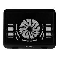 Esta es la imagen de base enfriadora acteck ictus be440 / laptop 16 pul / 1 ventilador / iluminacion led / base antideslizante / negro / ac-929080