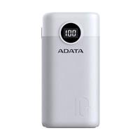 Esta es la imagen de bateria de respaldo power bank adata p10000qcd 10000mah/2 usb a/ 1 usb c/indicador de carga digital/blanco (ap10000qcd-dgt-cwh)