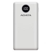 Esta es la imagen de bateria de respaldo power bank adata p20000qcd 20000mah/2 usb a/ 1 usb c/indicador de carga digital/blanco (ap20000qcd-dgt-cwh)