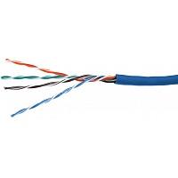 Esta es la imagen de bobina de cable condumex cat5e utp bravo twis cm 100% cobre 24 awg 305 mts color azul