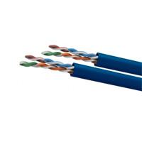 Esta es la imagen de bobina de cable wam cat6 utp cca 23 awg 305 mts color azul