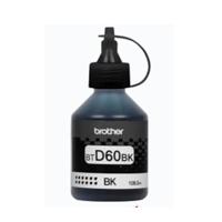 Esta es la imagen de botella de tinta brother negra  btd60bk alto rendimiento hasta 6500 pag para dcpt310 dcpt510w mfct910dw