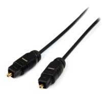 Esta es la imagen de cable 4.5m toslink de audio digital optico spdif delgado - negro - startech.com mod. thintos15