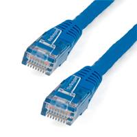Esta es la imagen de cable de 1.8m azul de red categoria cat6 utp rj45 gigabit ethernet etl - patch moldeado - startech.com mod. c6patch6bl