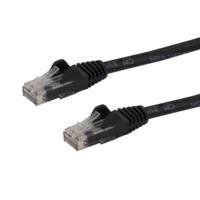 Esta es la imagen de cable de 1m de red ethernet snagless sin enganches cat 6 cat6 gigabit - negro - startech.com mod. n6patc1mbk