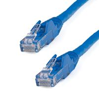 Esta es la imagen de cable de 2.1m de red categoria cat6 utp rj45 gigabit ethernet etl patch moldeado snagless - azul - startech.com mod. n6patch7bl