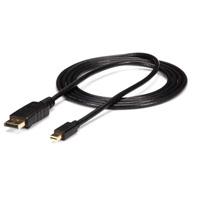 Esta es la imagen de cable de 3m adaptador de mini displayport 4k 1.2 macho a displayport macho- negro - startech.com mod. mdp2dpmm10