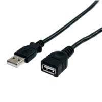 Esta es la imagen de cable de 3m de extensión usb 2.0 - macho a hembra usb a - extensor - negro - startech.com mod. usbextaa10bk