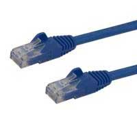 Esta es la imagen de cable de 3m de red ethernet snagless sin enganches cat 6 cat6 gigabit - azul - startech.com mod. n6patc3mbl