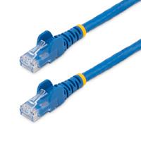 Esta es la imagen de cable de 5m de red ethernet snagless sin enganches cat 6 cat6 gigabit - azul - startech.com mod. n6patc5mbl