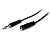 Esta es la imagen de cable de audio de 2m de extensión de audifonos mini-jack 3.5mm estereo macho a hembra - delgado - startech.com mod. mu2mmfs