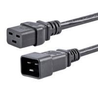 Esta es la imagen de cable de corriente de 1.8m de extension - 14awg - c19 a c20 - 15a 250v - servicio pesado - cable de alimentacion - startech.com mod. pxtc19c20146