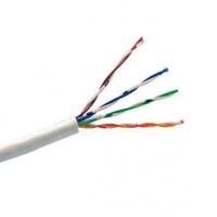 Esta es la imagen de cable utp saxxon 100 cobre / categoria 6 / color blanco / interior / 305 mts / 4 pares / fluke test / cert iso9001 / ul 444 / rohs/