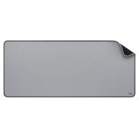 Esta es la imagen de desk pad logitech studio series grey a prueba de salpicaduras antideslizante