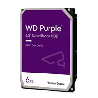 Esta es la imagen de disco duro interno wd purple 6tb 3.5 escritorio sata3 6gb/s 128mb 24x7 dvr nvr 1-16 bahias 1-64 camaras wd64purz