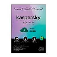 Esta es la imagen de esd kaspersky plus (internet security) / 10 dispositivos / 5 cuentas kpm / 2 años