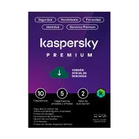 Esta es la imagen de esd kaspersky premium (total security) / 10 dispositivos / 5 cuentas kpm / 2 años