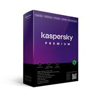 Esta es la imagen de kaspersky premium (total security) / 3 dispositivos / 1 año / caja