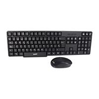 Esta es la imagen de kit teclado y mouse ghia alambrico usb color negro