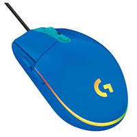 Esta es la imagen de mouse gaming logitech g203 lightsync blue optico alambrico usb iluminacion rgb ajustable 6 botones