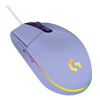 Esta es la imagen de mouse gaming logitech g203 lightsync lilac optico alambrico usb iluminacion rgb ajustable 6 botones