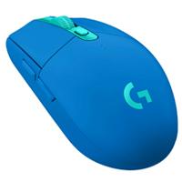 Esta es la imagen de mouse gaming logitech g305 lightspeed blue optico inalambrico usb 1ms con sensor hero 12000dpi 6 botones