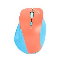 Esta es la imagen de mouse inalámbrico ergonómico thumb perfect choice azul/mamey