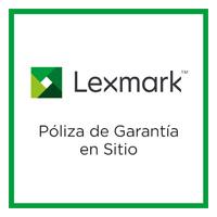 Esta es la imagen de post garantia lexmark por 1 año en sitio / para modelo mx622 / poliza electronica