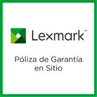Esta es la imagen de post garantia lexmark por 1 año en sitio / para modelo mx722  / poliza electronica