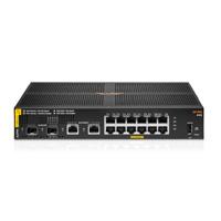 Esta es la imagen de switch hpe aruba jl679a 6100 administrable capa 2 12g puertos poe cl4 2sfp 2rj45 1g 139watts