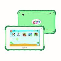 Esta es la imagen de tablet ghia 7 toddler /a133 quadcore/1gb ram/16gb /2cam/wifi/bluetooth/2500mah/android 11 go/verde