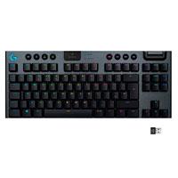 Esta es la imagen de teclado mecánico logitech g915 tkl gaming carbon rgb sin teclado numérico