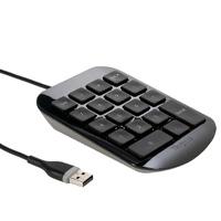 Esta es la imagen de teclado numerico targus akp10us con cable usb color negro