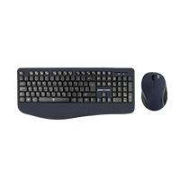 Esta es la imagen de teclado y mouse ergonomico inalambrico perfect choice negro