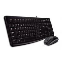 Esta es la imagen de teclado/mouse logitech mk120 negro alambricos usb pc / windows
