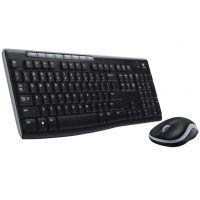 Esta es la imagen de teclado/mouse logitech mk270 negro inalambricos usb para pc