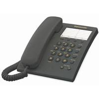 Esta es la imagen de telefono panasonic kx-ts550meb alambrico basico unilinea con marcador rapido de 10 numeros control de volumen de 4 niveles (negro)