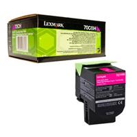 Esta es la imagen de toner laser lexmark / color magenta / alto rendimiento / 70c8hm0 / hasta 3