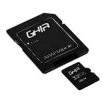 Esta es la imagen de memoria ghia 32 gb tipo micro sd clase 10 con adaptador
