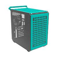 Esta es la imagen de gabinete cooler master qube 500 flatpack macaron edition/ e-atx / atx / micro atx / itx / psu sfx/sfx-l/ atx menta/rosa/crema