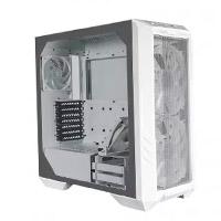 Esta es la imagen de gabinete cooler master qube 500 flatpack white / e-atx / atx / micro atx / itx / psu sfx/sfx-l/ atx / blanco