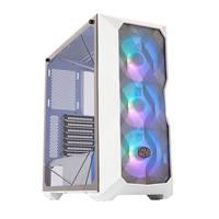 Esta es la imagen de gabinete cooler master td500 mesh/blanco/media torre/itx/atx/ssi ceb/eatx/cristal templado/argb/gamer
