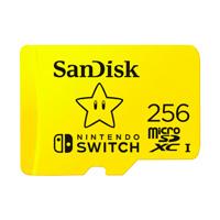 Esta es la imagen de memoria sandisk micro sdxc 256gb nintendo switch 100mb/s 4k u3 v30 sdsqxao-256g-gnczn