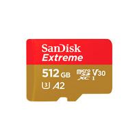 Esta es la imagen de memoria sandisk micro sdxc 512gb extreme 190mb/s 4k clase 10 a2 v30 c/adaptador sdsqxav-512g-gn6ma