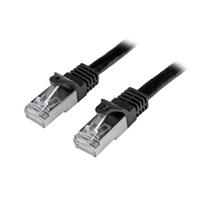 Esta es la imagen de cable de 2m de red cat6 ethernet gigabit blindado sftp - negro - startech.com mod. n6spat2mbk