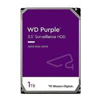 Esta es la imagen de disco duro interno wd purple 1tb 3.5 escritorio sata3 6gb/s 64mb 5400rpm 24x7 dvr nvr 1-8 bahias 1-64 camaras wd11purz